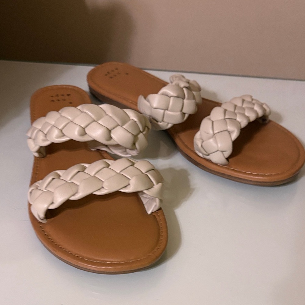 a new day Braided Tan Sandals